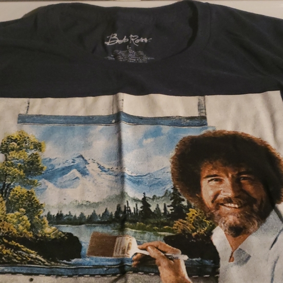 bob ross Other - Bob Ross Navy T-Shirt Large